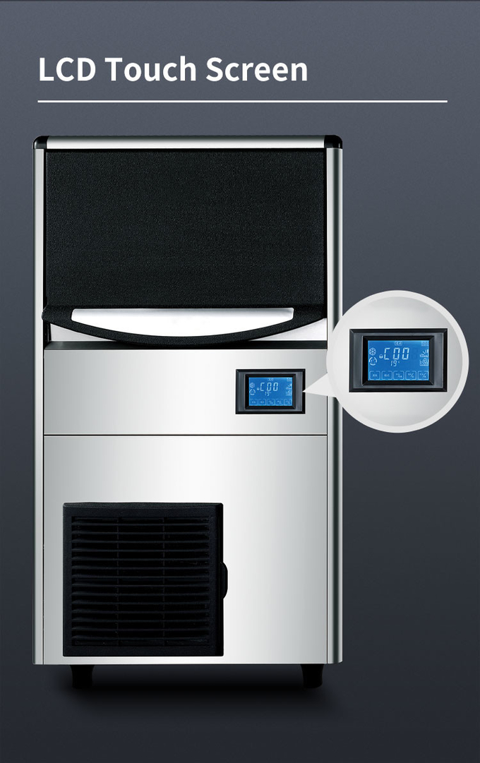 60kg/24h 家の喫茶店のための商業製氷機機械小型製氷機 4