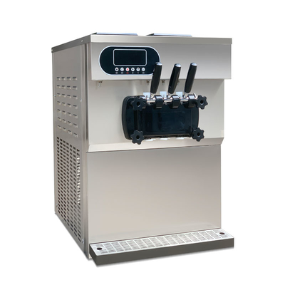 36-38l商業卓上のアイス クリーム機械3の味の商業冷凍カスタード機械