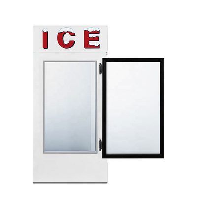 空冷ガラス ドア アイス マーチャンダイザー ステンレス鋼 850l アイス クリームの陳列ケース