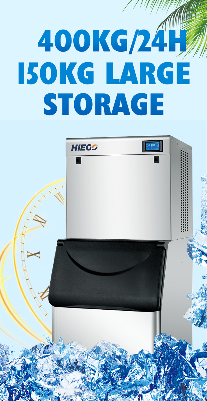 空冷システムおよび販売法の氷が付いている400kg/日のアイス・キューブ メーカー機械 6