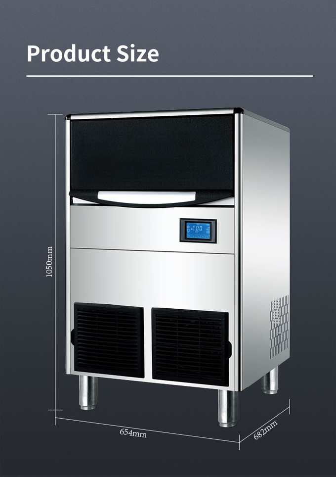 販売のためのレストラン バー カフェのための 1 日あたりの最高価格 120 kg アイス メーカー MachineLCD コマーシャル 5
