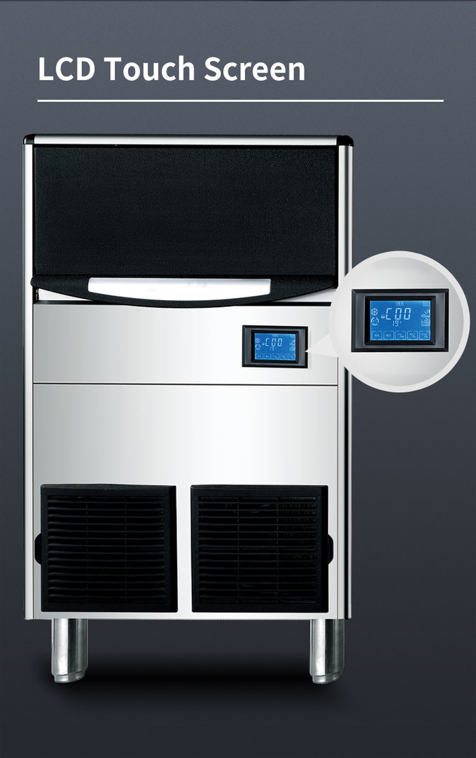 販売のためのレストラン バー カフェのための 1 日あたりの最高価格 120 kg アイス メーカー MachineLCD コマーシャル 8