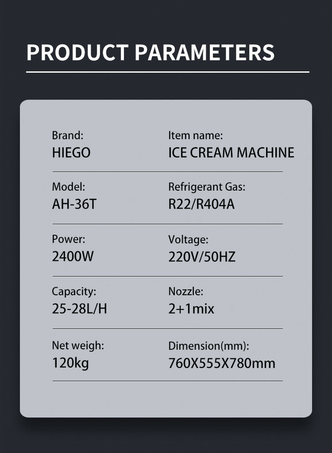 ステンレス鋼 25L デスクトップ商業アイス クリーム マシンの 3 フレーバー ロール メーカー 6