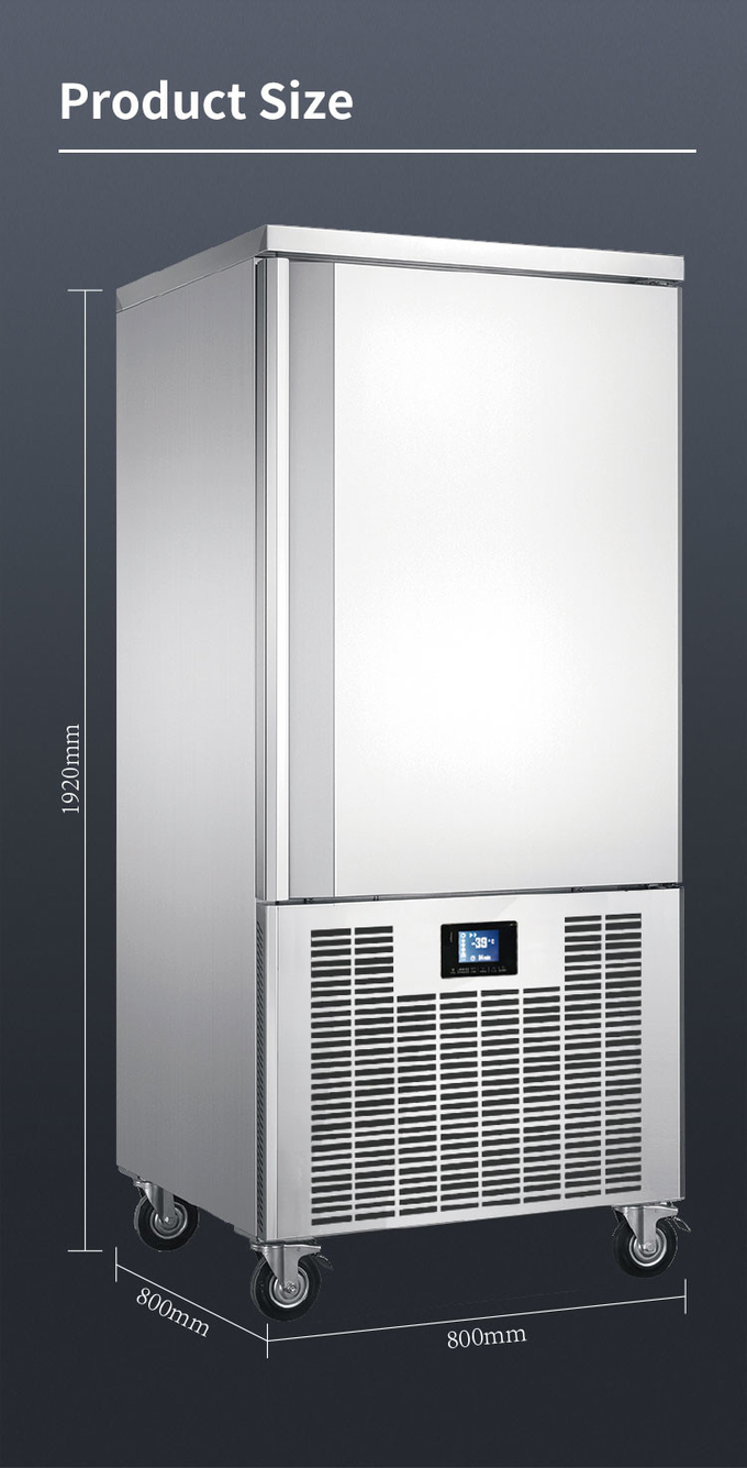 100-200l ブラスト フリーザー チラー コマーシャル 5 10 15 トレイ 小型 急速冷凍 11
